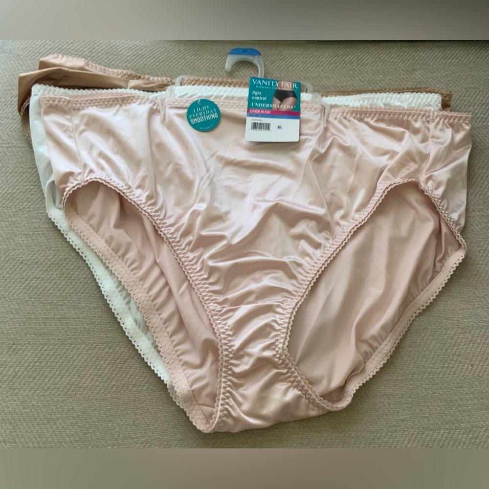 Women’s Vanity Fair Pink Satin Panties Intimates